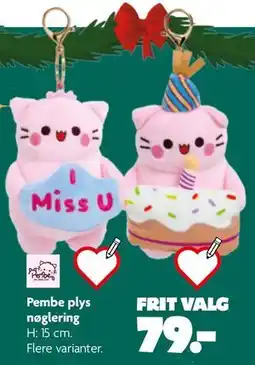 Fætter BR Pembe plys nøglering tilbud