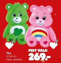 Fætter BR Plys tilbud
