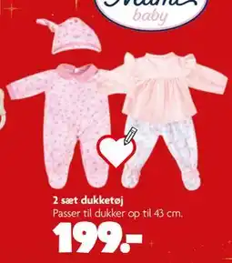 Fætter BR 2 sæt dukketøj tilbud