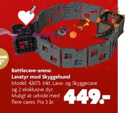 Fætter BR Battlecave-arena: Lavatyr mod Skyggehund tilbud