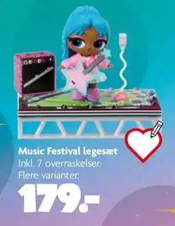 Fætter BR Music Festival legesæt tilbud