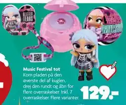 Fætter BR Music Festival tot tilbud