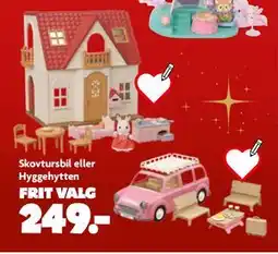 Fætter BR Skovtursbil eller Hyggehytten tilbud