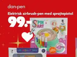Fætter BR dan•pen Elektrisk airbrush-pen med sprøjtepistol tilbud