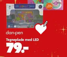 Fætter BR dan•pen Tegneplade med LED tilbud
