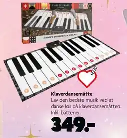 Fætter BR Klaverdansemåtte tilbud