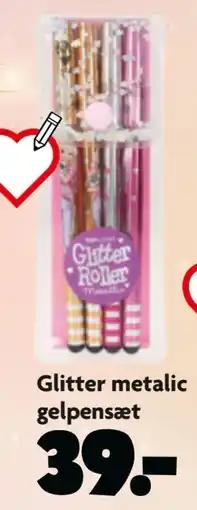 Fætter BR Glitter metalic gelpensæt tilbud