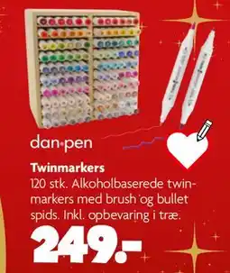Fætter BR dan•pen Twinmarkers tilbud