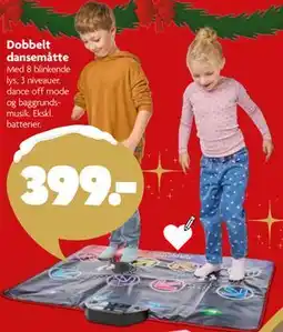 Fætter BR Dobbelt dansemåtte tilbud