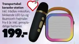 Fætter BR Transportabel karaoke-station tilbud