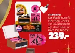 Fætter BR Pladespiller tilbud