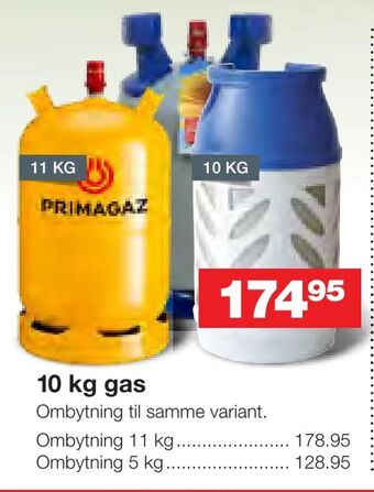 Bauhaus 10 kg gas tilbud