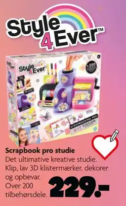 Fætter BR Scrapbook pro studie tilbud