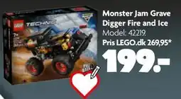 Fætter BR Monster Jam Grave Digger Fire and Ice tilbud