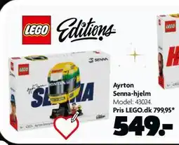 Fætter BR Ayrton Senna-hjelm tilbud