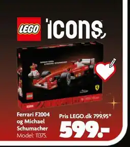 Fætter BR Ferrari F2004 og Michael Schumacher tilbud