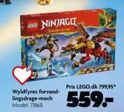 Fætter BR Wyldfyres forvandlingsdrage-mech tilbud