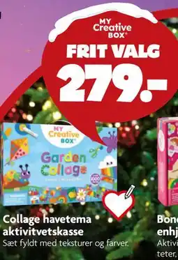 Fætter BR Collage havetema aktivitvetskasse tilbud