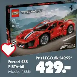 Fætter BR Ferrari 488 PISTA-bil tilbud