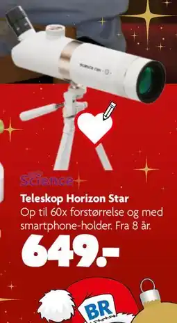 Fætter BR Teleskop Horizon Star tilbud