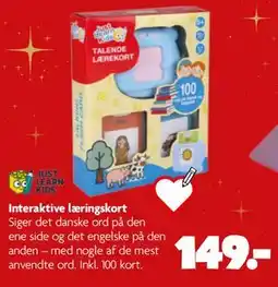 Fætter BR Interaktive læringskort tilbud