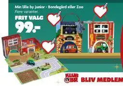 Fætter BR Min lille by junior - Bondegård eller Zoo tilbud