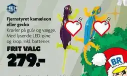Fætter BR Fjernstyret kamæleon eller gecko tilbud
