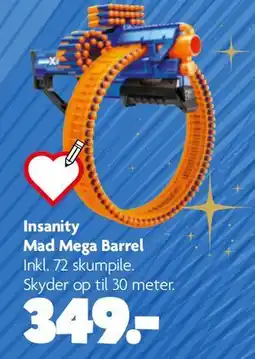 Fætter BR Insanity Mad Mega Barrel tilbud