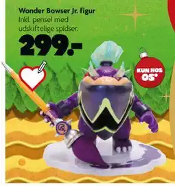 Fætter BR Wonder Bowser Jr. figur tilbud