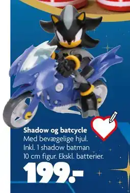 Fætter BR Shadow og batcycle tilbud