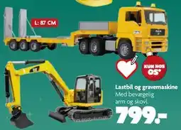 Fætter BR Lastbil og gravemaskine tilbud