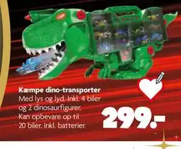 Fætter BR Kæmpe dino-transporter tilbud