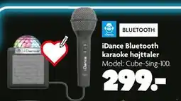 Fætter BR iDance Bluetooth karaoke højttaler tilbud