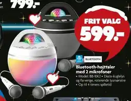 Fætter BR Bluetooth-højttaler med 2 mikrofoner tilbud