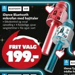 Fætter BR iDance Bluetooth mikrofon med højttaler tilbud