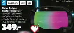 Fætter BR iDance Cyclone Bluetooth højttaler tilbud