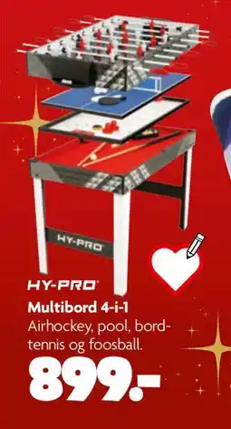 Fætter BR Multibord 4-i-1 tilbud
