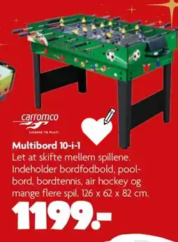 Fætter BR Multibord 10-i-1 tilbud