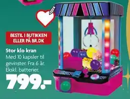 Fætter BR Stor klo kran tilbud