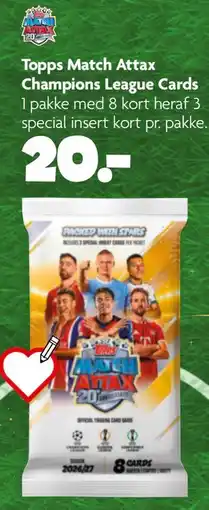 Fætter BR Topps Match Attax Champions League Cards tilbud