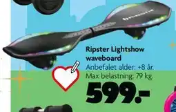 Fætter BR Ripster Lightshow waveboard tilbud