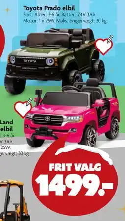 Fætter BR Toyota Prado elbil tilbud