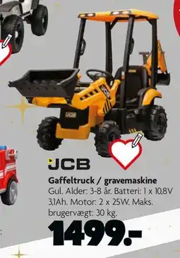 Fætter BR Gaffeltruck / gravemaskine tilbud