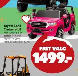Fætter BR Toyota Land Cruiser elbil tilbud
