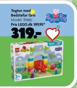 Fætter BR Togtur med Bedstefar Gris tilbud