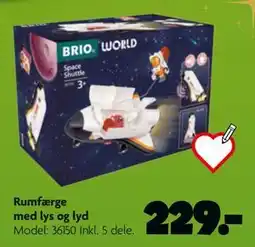 Fætter BR Rumfærge med lys og lyd tilbud