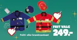 Fætter BR Politi- eller brandmandssæt tilbud