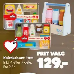 Fætter BR Køleskabsæt i træ tilbud