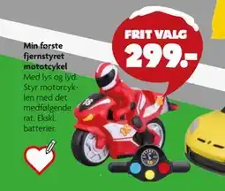 Fætter BR Min første fjernstyret mototcykel tilbud