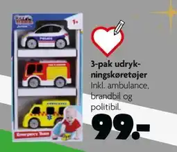 Fætter BR 3-pak udrykningskøretøjer tilbud